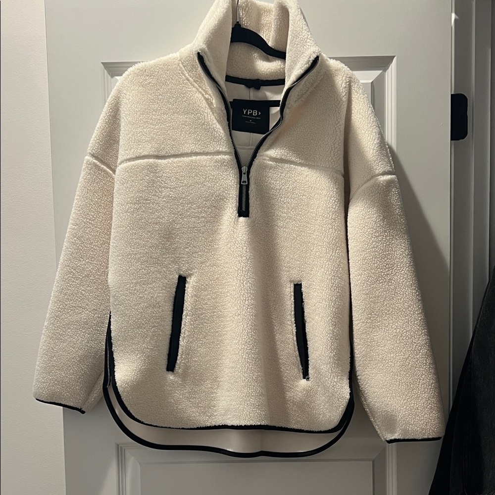 YPB Cream Teddy Jacket for Women